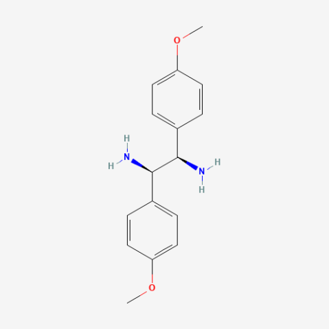 (1S,2S)-Bis(4-methoxyphenyl)-1,2-ethanediamine Chemical Structure