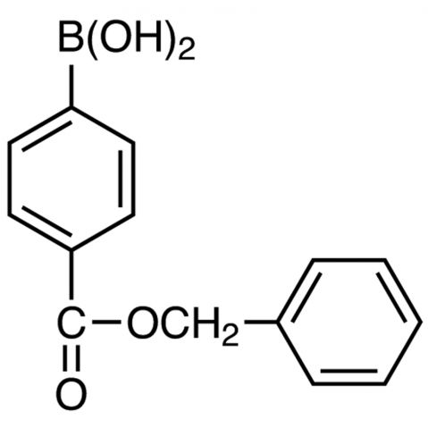 4-(Benzyloxycarbonyl)benzeneboronic acid (contains varying amounts of Anhydride) 化学構造