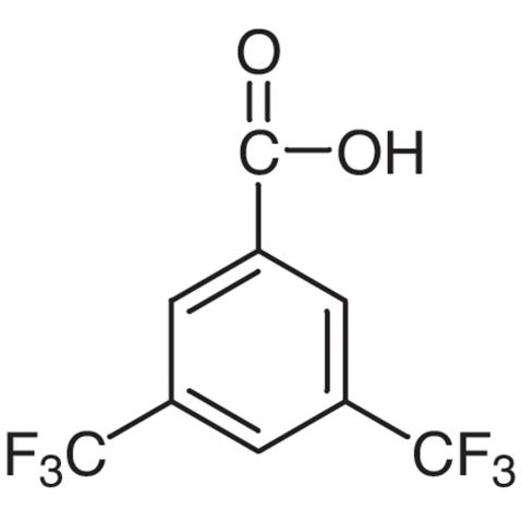 3,5-Bis(trifluoromethyl)benzoic Acid التركيب الكيميائي