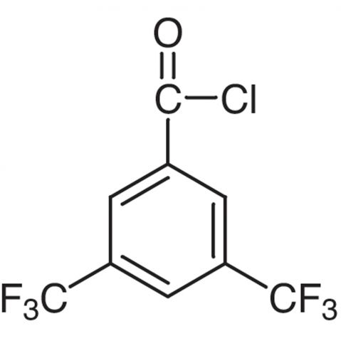 3,5-Bis(trifluoromethyl)benzoyl chloride Chemische Struktur