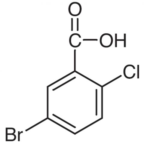 5-Bromo-2-chlorobenzoic acid Chemical Structure