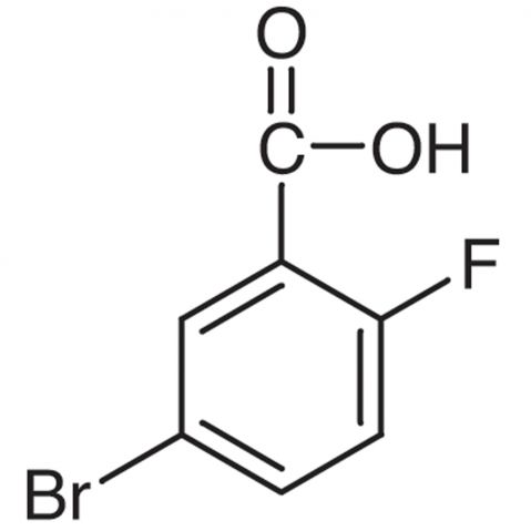 5-Bromo-2-fluorobenzoic Acid Chemical Structure