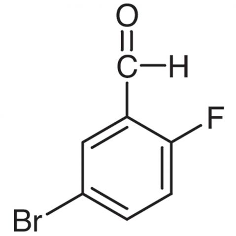 5-Bromo-2-fluorobenzaldehyde Chemical Structure