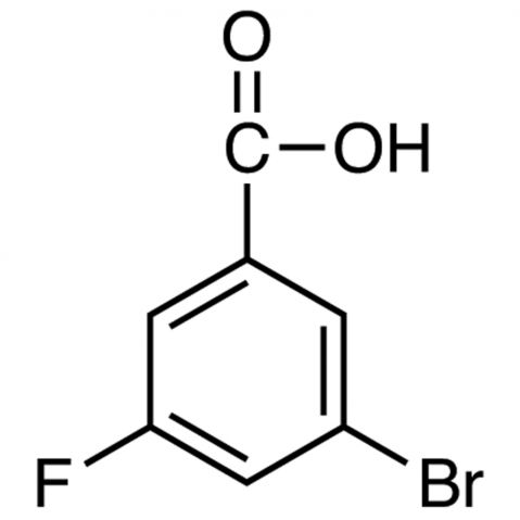 3-Bromo-5-fluorobenzoic Acid التركيب الكيميائي