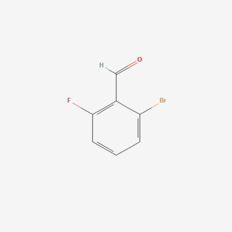 2-Bromo-6-fluorobenzaldehyde Chemische Struktur