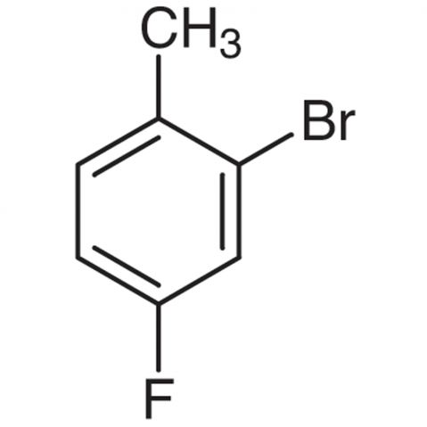 2-Bromo-4-fluorotoluene 化学構造