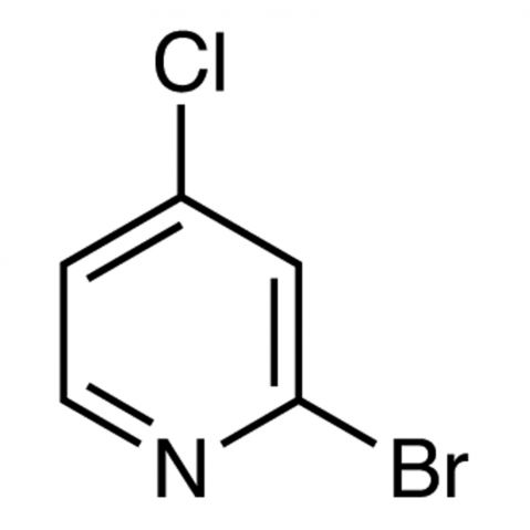 2-Bromo-4-chloropyridine 化学構造