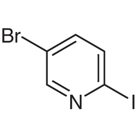 5-Bromo-2-iodopyridine Chemische Struktur