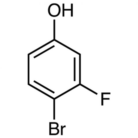 4-Bromo-3-fluorophenol التركيب الكيميائي