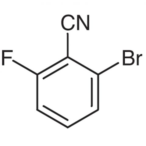 2-Bromo-6-fluorobenzonitrile التركيب الكيميائي