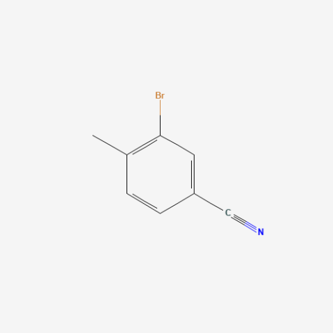 3-Bromo-4-methylbenzonitrile Chemical Structure