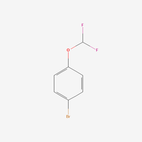 1-Bromo-4-(difluoromethoxy)benzene التركيب الكيميائي