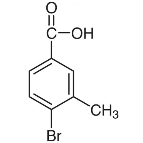 4-Bromo-3-methylbenzoic acid 化学構造