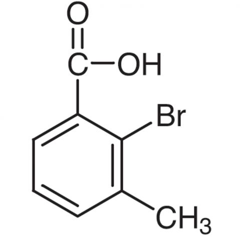 2-Bromo-3-methylbenzoic acid Chemical Structure