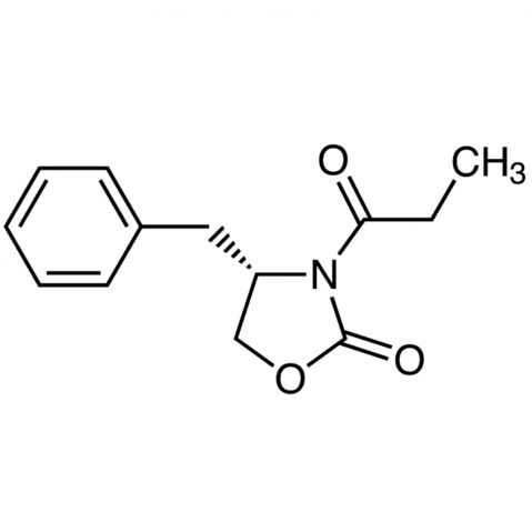 (S)-(+)-4-Benzyl-3-propionyl-2-oxazolidinone Chemical Structure