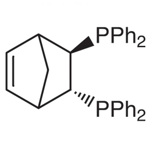 (2R,3R)-(-)-2,3-Bis(diphenylphosphino)bicyclo[2.2.1]hept-5-ene Chemical Structure