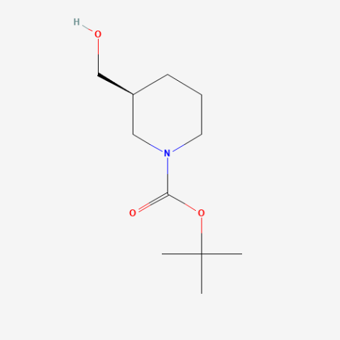 (S)-1-Boc-3-(hydroxymethyl)piperidine Chemical Structure