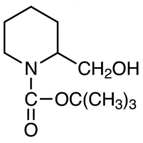 N-Boc-piperidine-2-methanol Chemical Structure