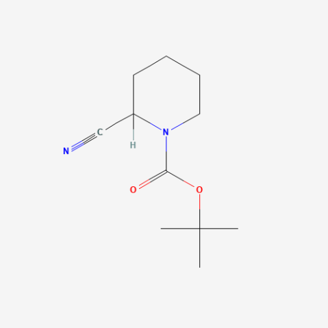 1-Boc-piperidine-2-carbonitrile Chemical Structure