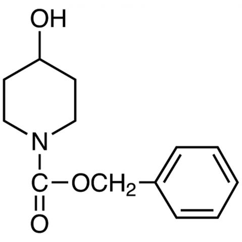 Benzyl 4-hydroxy-1-piperidinecarboxylate Chemical Structure