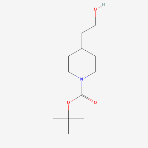 N-Boc-4-piperidineethanol 化学構造