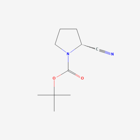 (R)-(+)-1-Boc-2-pyrrolidinecarbonitrile Chemical Structure