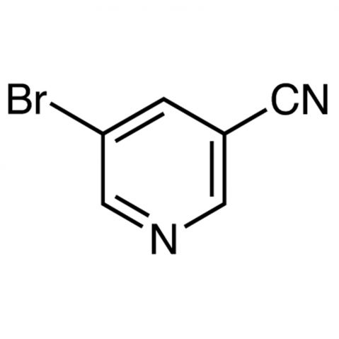 5-Bromo-3-cyanopyridine 化学構造