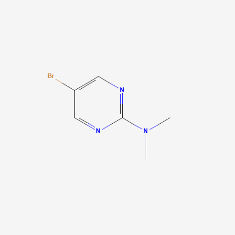 5-Bromo-2-(dimethylamino)pyrimidine Chemische Struktur