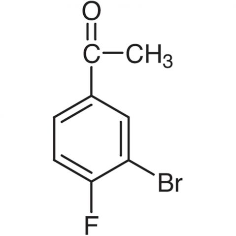 3′-Bromo-4′-fluoroacetophenone Chemical Structure