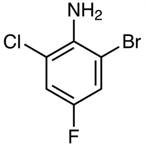 2-Bromo-6-chloro-4-fluoroaniline Chemical Structure