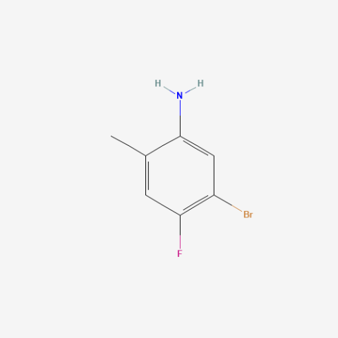 5-Bromo-4-fluoro-2-methylaniline Chemical Structure