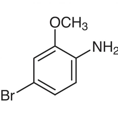 4-Bromo-2-methoxyaniline Chemische Struktur