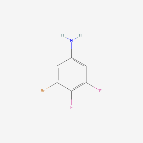 3-Bromo-4,5-difluoroaniline Chemical Structure