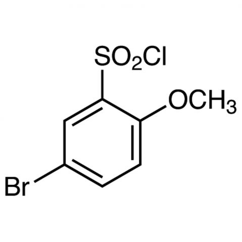 5-Bromo-2-methoxybenzenesulfonyl chloride Chemische Struktur