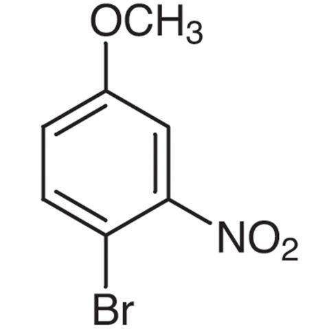 4-Bromo-3-nitroanisole التركيب الكيميائي