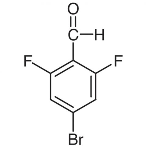 4-Bromo-2,6-difluorobenzaldehyde Chemical Structure