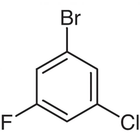 1-Bromo-3-chloro-5-fluorobenzene 化学構造