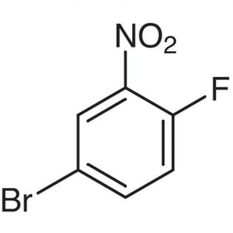 4-Bromo-1-fluoro-2-nitrobenzene 化学構造