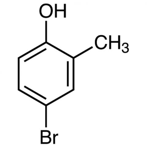 4-Bromo-2-methylphenol Chemical Structure