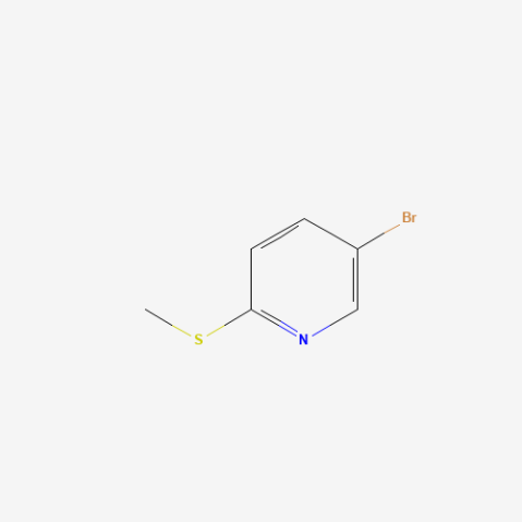 5-Bromo-2-(methylthio)pyridine 化学構造