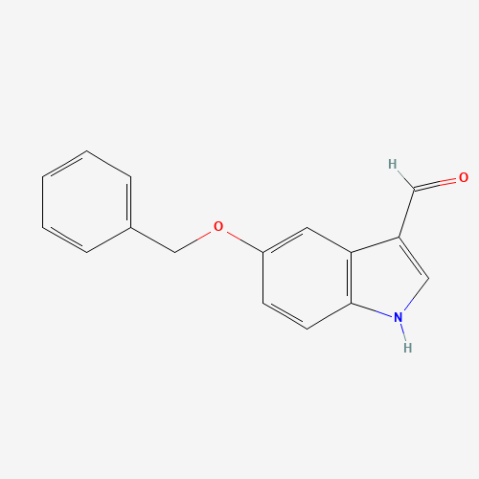 5-Benzyloxyindole-3-carboxaldehyde التركيب الكيميائي