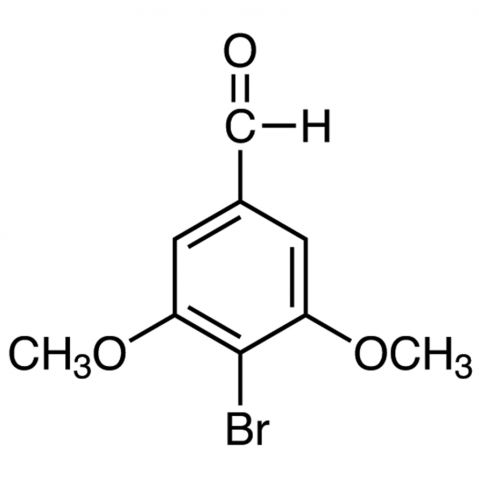 4-Bromo-3,5-dimethoxybenzaldehyde Chemische Struktur