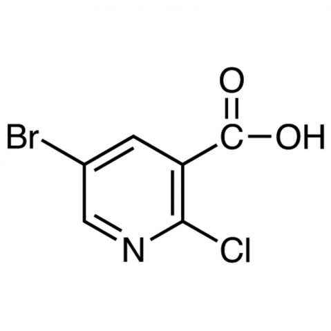 5-Bromo-2-chloronicotinic Acid التركيب الكيميائي