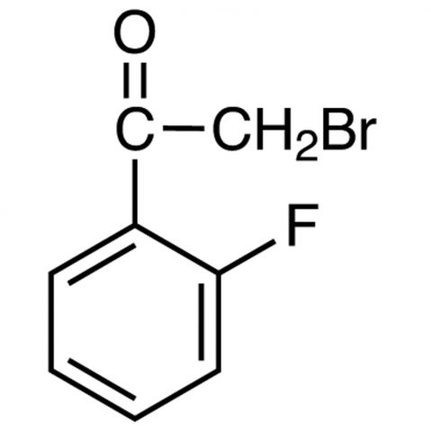 2-Bromo-2'-fluoroacetophenone Chemical Structure