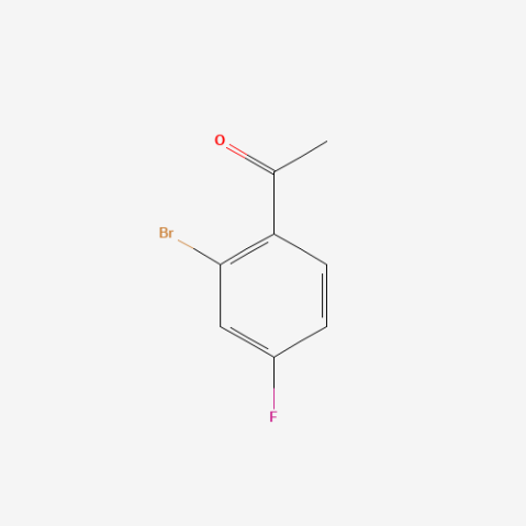 2'-Bromo-4'-fluoroacetophenone Chemische Struktur