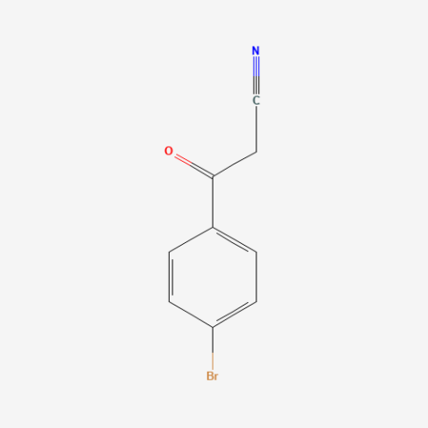 (4-Bromobenzoyl)acetonitrile Chemical Structure