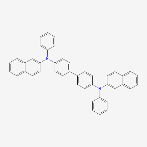 N,N′-Di(2-naphthyl-N,N′-diphenyl)-1,1′-biphenyl-4,4′-diamine Chemical Structure