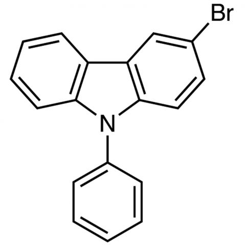 3-Bromo-9-phenylcarbazole Chemical Structure