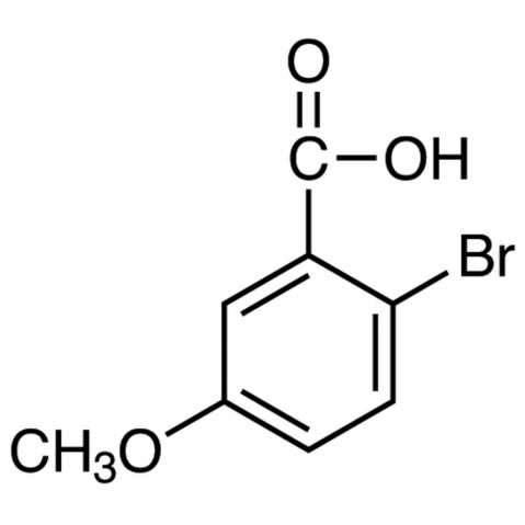 2-Bromo-5-methoxybenzoic Acid Chemical Structure