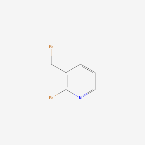 2-Bromo-3-(bromomethyl)pyridine التركيب الكيميائي